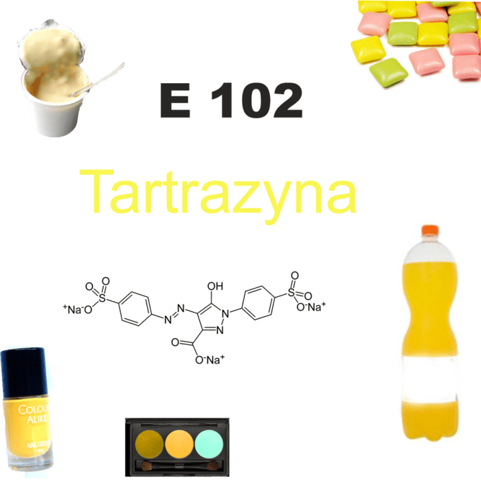 tartrazyna E 102