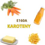 E 160a karoteny i beta karoten- barwniki spożywcze